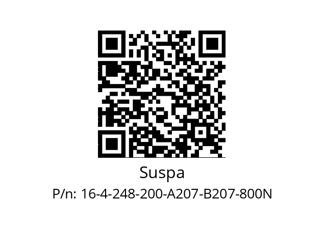   Suspa 16-4-248-200-A207-B207-800N