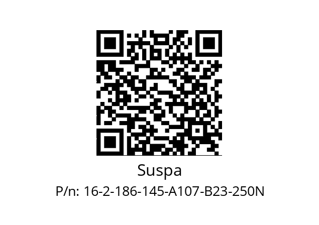   Suspa 16-2-186-145-A107-B23-250N