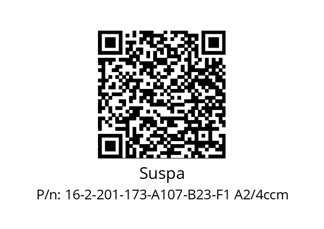   Suspa 16-2-201-173-A107-B23-F1 A2/4ccm