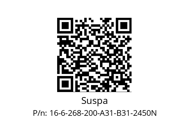   Suspa 16-6-268-200-A31-B31-2450N