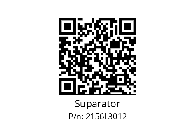   Suparator 2156L3012