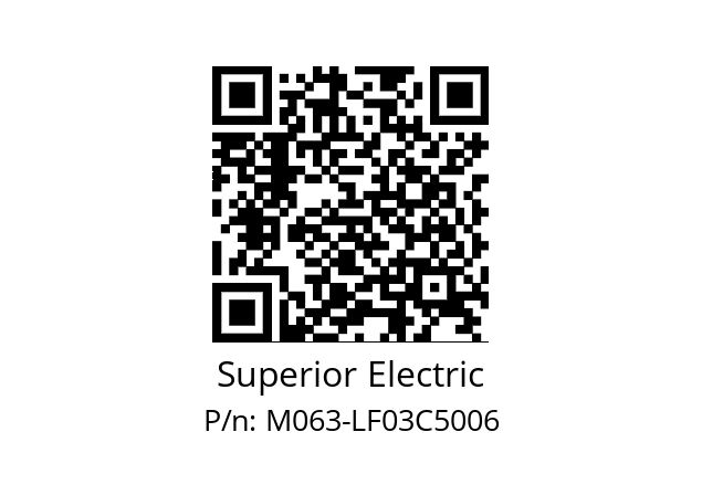   Superior Electric M063-LF03C5006