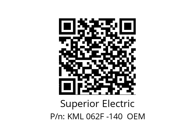   Superior Electric KML 062F -140  OEM