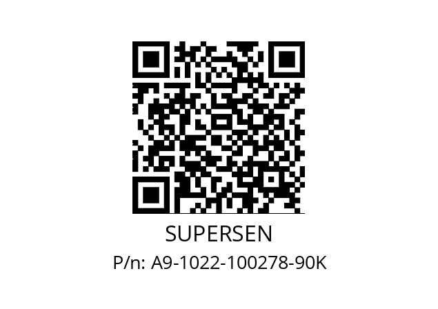   SUPERSEN A9-1022-100278-90K