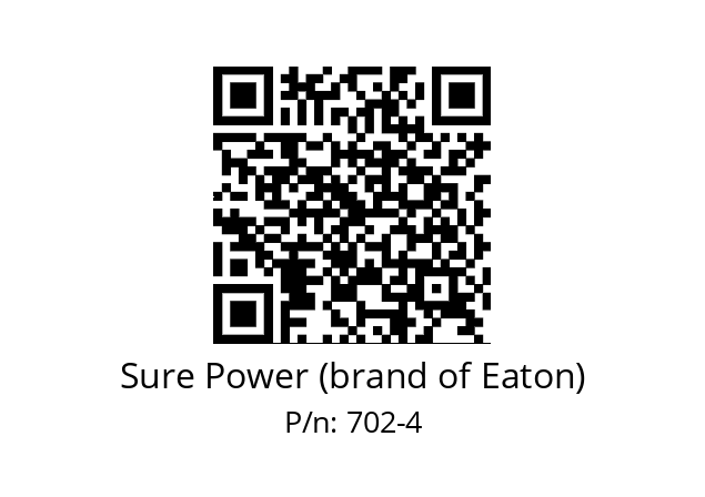   Sure Power (brand of Eaton) 702-4