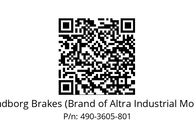   Svendborg Brakes (Brand of Altra Industrial Motion) 490-3605-801