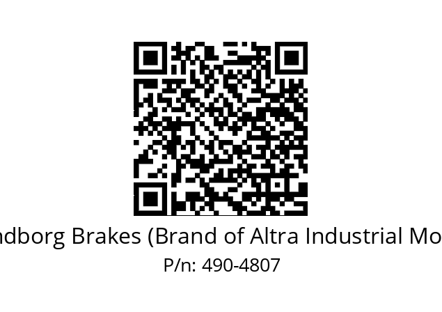   Svendborg Brakes (Brand of Altra Industrial Motion) 490-4807