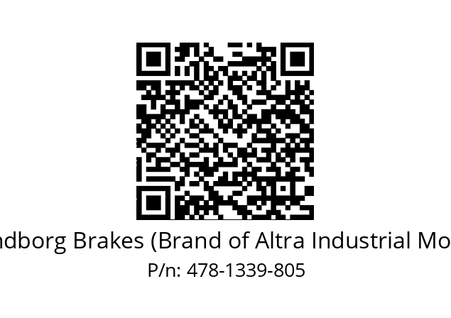   Svendborg Brakes (Brand of Altra Industrial Motion) 478-1339-805