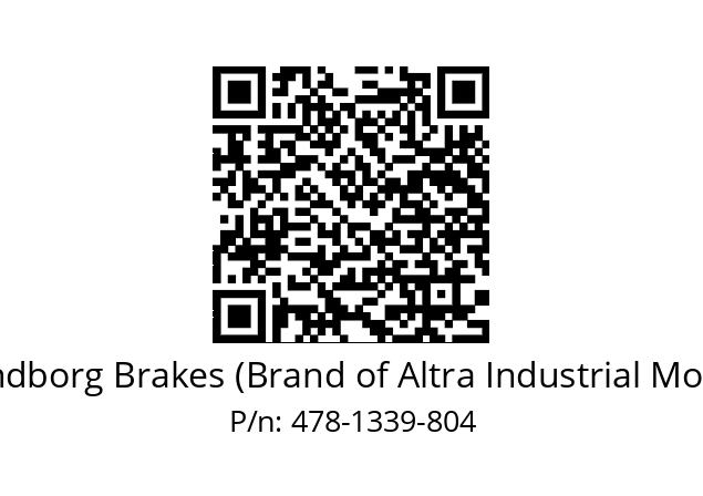   Svendborg Brakes (Brand of Altra Industrial Motion) 478-1339-804