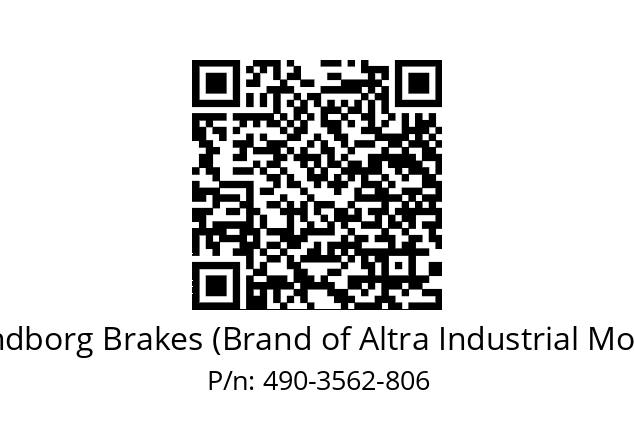   Svendborg Brakes (Brand of Altra Industrial Motion) 490-3562-806