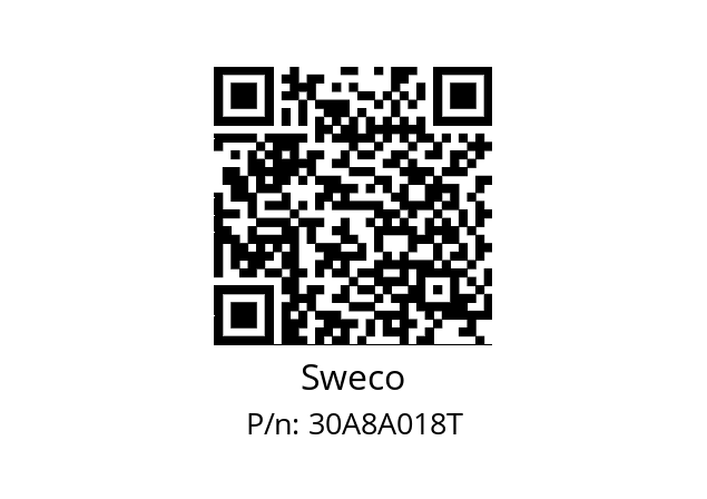   Sweco 30A8A018T