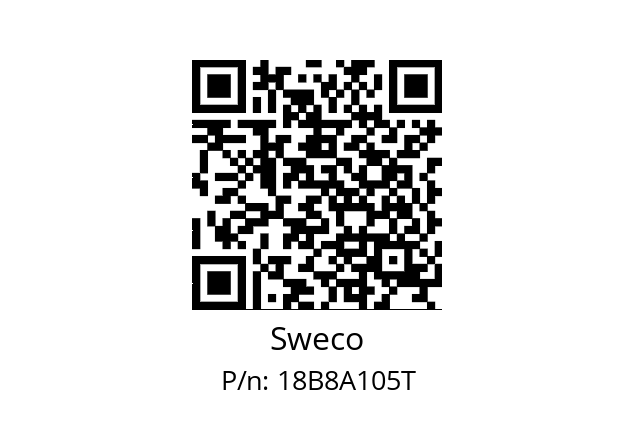   Sweco 18B8A105T