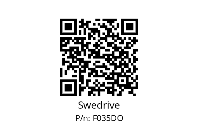   Swedrive F035DO