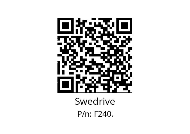   Swedrive F240.