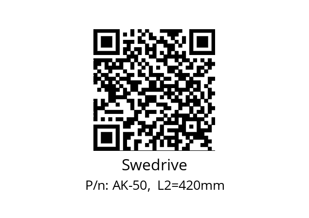   Swedrive AK-50,  L2=420mm