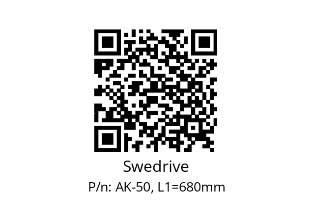   Swedrive AK-50, L1=680mm