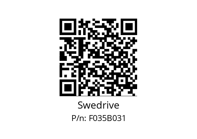   Swedrive F035B031