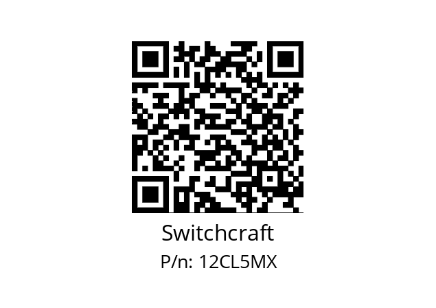   Switchcraft 12CL5MX