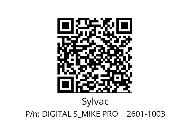   Sylvac DIGITAL S_MIKE PRO    2601-1003