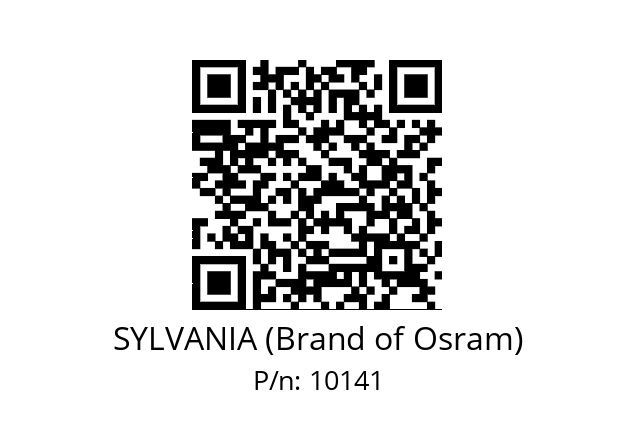   SYLVANIA (Brand of Osram) 10141