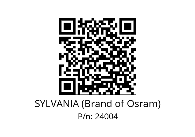   SYLVANIA (Brand of Osram) 24004