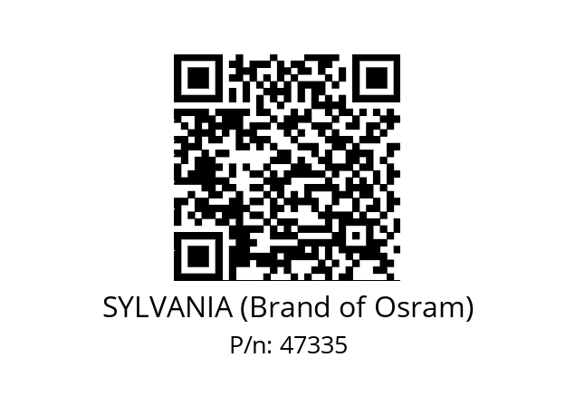   SYLVANIA (Brand of Osram) 47335