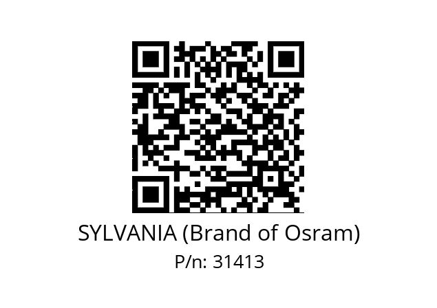   SYLVANIA (Brand of Osram) 31413