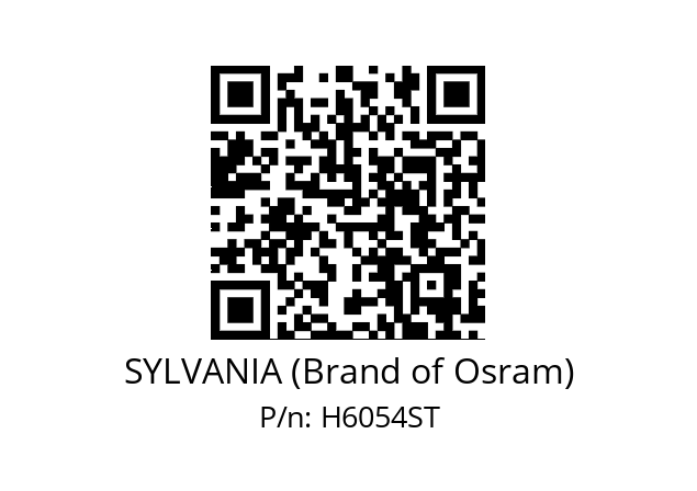   SYLVANIA (Brand of Osram) H6054ST