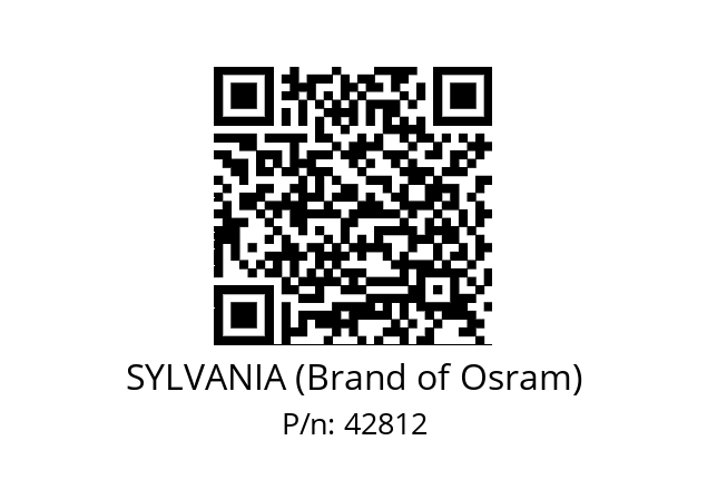   SYLVANIA (Brand of Osram) 42812