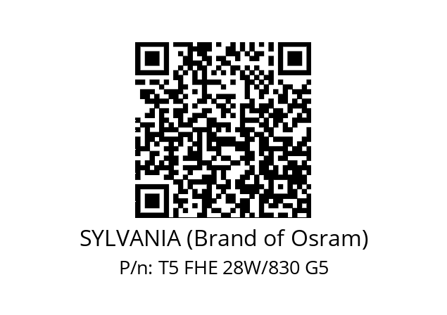   SYLVANIA (Brand of Osram) T5 FHE 28W/830 G5