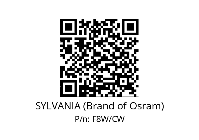   SYLVANIA (Brand of Osram) F8W/CW