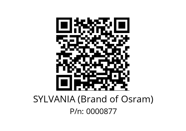   SYLVANIA (Brand of Osram) 0000877