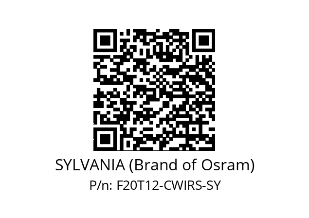   SYLVANIA (Brand of Osram) F20T12-CWIRS-SY