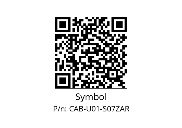   Symbol CAB-U01-S07ZAR