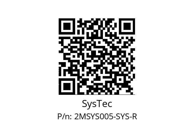   SysTec 2MSYS005-SYS-R