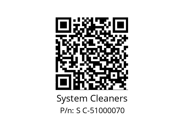   System Cleaners S C-51000070