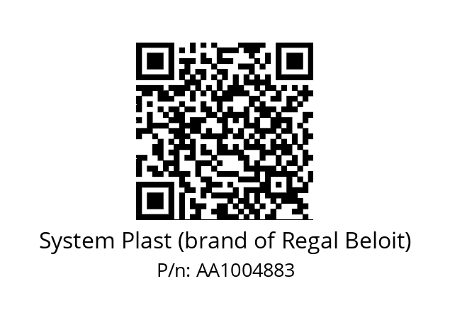   System Plast (brand of Regal Beloit) AA1004883