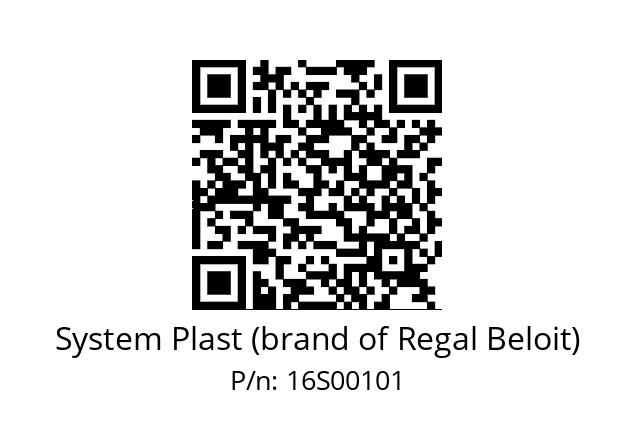   System Plast (brand of Regal Beloit) 16S00101