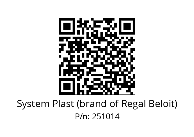   System Plast (brand of Regal Beloit) 251014