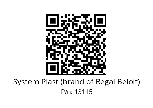   System Plast (brand of Regal Beloit) 13115