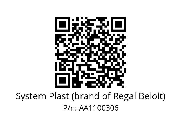   System Plast (brand of Regal Beloit) AA1100306