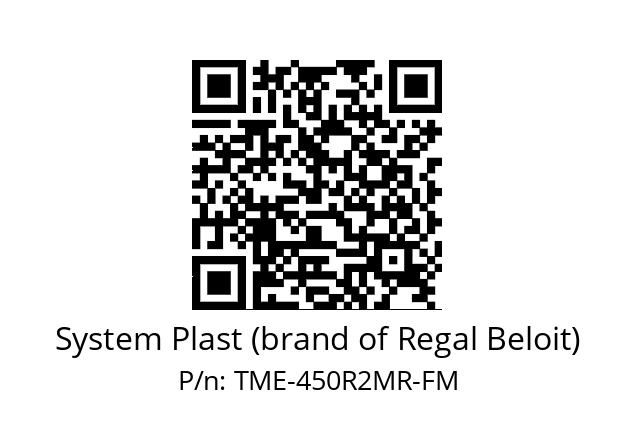   System Plast (brand of Regal Beloit) TME-450R2MR-FM