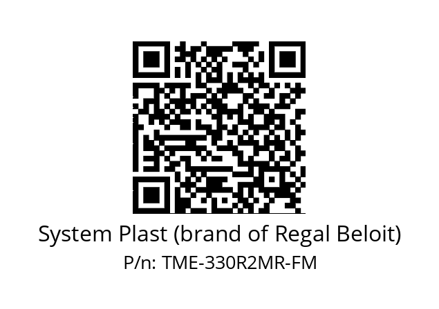   System Plast (brand of Regal Beloit) TME-330R2MR-FM