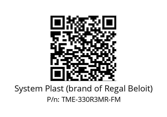   System Plast (brand of Regal Beloit) TME-330R3MR-FM