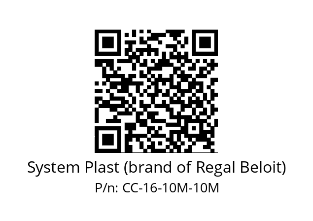   System Plast (brand of Regal Beloit) CC-16-10M-10M