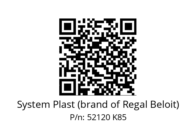   System Plast (brand of Regal Beloit) 52120 K85