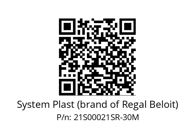   System Plast (brand of Regal Beloit) 21S00021SR-30M