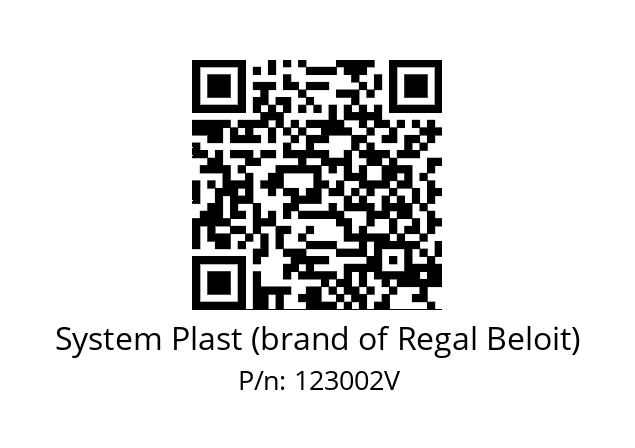   System Plast (brand of Regal Beloit) 123002V