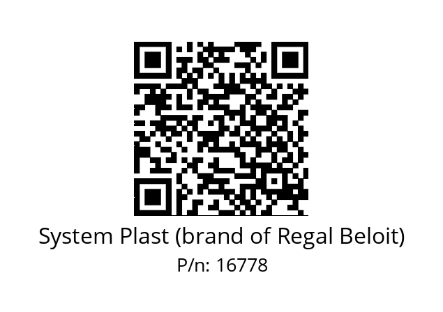   System Plast (brand of Regal Beloit) 16778