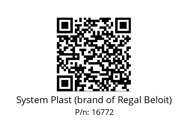   System Plast (brand of Regal Beloit) 16772